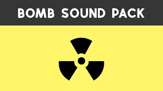 Loud Explosion Sound Effect  Bomb Sound Pack SFX in High Quality [upl. by Eecyak79]