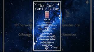 Thoth Tarot Card of the Day 6 of Wands 5424 Tarot ThothDeck ThothTarot LVXMagick [upl. by Ruhl]