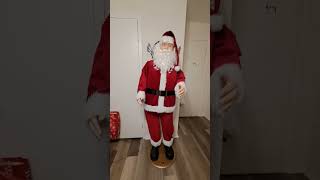 Dancing santa dancing to Billy Homes jiggle bell rock [upl. by Euginomod226]