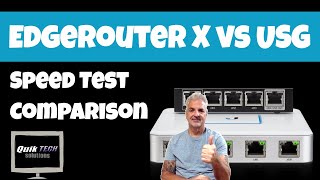 EdgeRouter X vs USG Speed Test [upl. by Stein503]