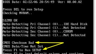 CMOS Checksum Bad  Quick Easy Fix 1 [upl. by Luciano577]