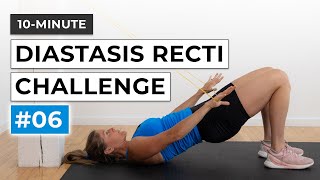 10Minute Diastasis Recti Challenge 6  Postpartum Abs [upl. by Atnoek]