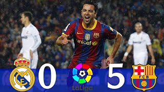 Barcelona vs Real Madrid 50 La Liga  2010Extended Goals amp Highlights [upl. by Fagin]