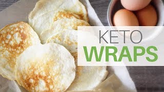 3 NET CARBS Coconut Flour Keto Wraps  Grain  Gluten  Dairy Free [upl. by Asirral565]