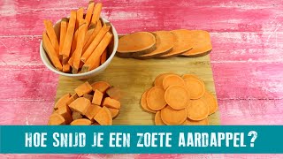 Hoe snijd je zoete aardappel [upl. by Lillie]