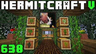 Hermitcraft V 638 Touring PythonGBs Underground Village [upl. by Bonnes]