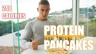 The Best Protein Pancake Recipe  LOWEST CALORIES Zac Perna [upl. by Earissed]