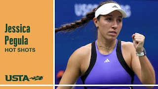 Jessica Pegulas HUGE Winner  2024 US Open [upl. by Tyrus]