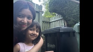 Bin Collection information  Leeds UK leeds marathi marathivlog [upl. by Ardnu]