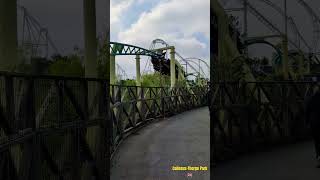 collosus thorpeparkresort themepark rollercoaster 10inversions [upl. by Panther]