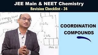 Coordination compounds  Revision Checklist 34 for JEE amp NEET Chemistry [upl. by Berti]