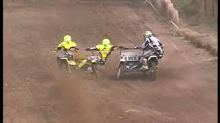 Sidecar motocross racing World championship Lacapelle Marival 1999 [upl. by Darsie311]