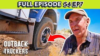 Trucker Turns Bush Mechanic To Fix His Blown Tire  Outback Truckers  Season 4 Ep 7 FULL EPISODE [upl. by Mall449]