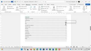 Indholdsfortegnelse i Word [upl. by Sezen464]