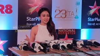 Ashi Singh Full Exclusive Interview At Red Carpet of 23rd ITA Award 2023  Ashi Singh [upl. by Paz]