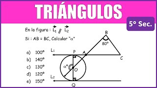 TRIÁNGULOS  En la figura L1L2 Si  AB  BC geometry [upl. by Nylra]