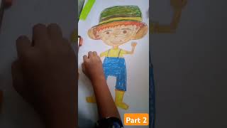 community helpers day Drawing with oil pastel colors Part 2 [upl. by Anavi554]