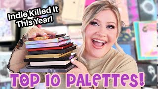 MY TOP 10 BEST EYESHADOW PALETTES OF 2023 [upl. by Eelasor]