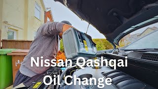 Nissan Qashqai  How to change an oil filter and engine oil on Nissan Qashqai [upl. by Baskett]