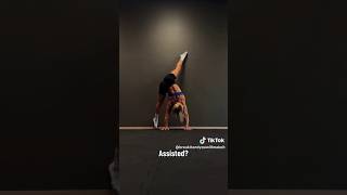 Gifted talented  For sure she is so flexibility gymlover gymnast stretching yogalife [upl. by Ahseryt]