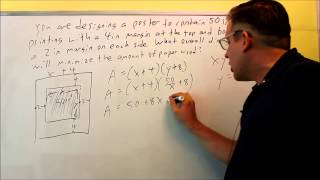 Calculus Optimization Problems Poster With Margins [upl. by Drofliw]