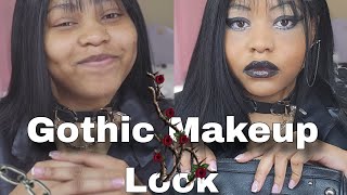 Gothic Makeup Look TUTORIAL  Gothic glam [upl. by Ahsram]