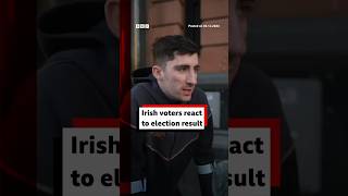 Irish voters react to election result Ireland BBCNews [upl. by Akinorev]