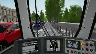 TramSim Vienna I Went To The Spar 4K [upl. by Nosbig]