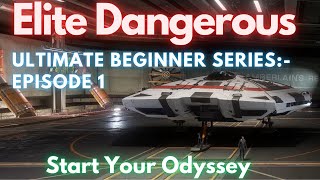 Elite Dangerous Odyssey Ultimate Beginners Guide  Episode 1  Setting Goals amp Objectives [upl. by Wandis943]