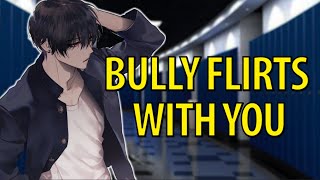 Tsundere Delinquent Bully Flirts with You 「ASMRRoleplayMale Audio」 Part 1 [upl. by Elisa]