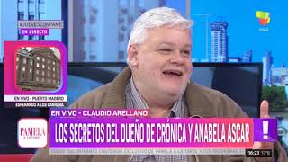 Claudio Orelano Los secretos de los pasillos de Crónica  Pamela a la Tarde [upl. by Sioled834]