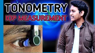 iop measurement  iop measurement with applanation tonometry  tonometry [upl. by Herald732]