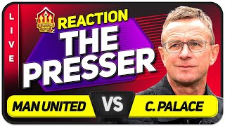 RANGNICK PRESS CONFERENCE REACTION MANCHESTER UNITED vs Crystal Palace [upl. by Powder]