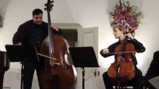 Rossini  Duo for Cello amp Double Bass Stephan Koncz cello and Ödön Rácz bass [upl. by Leumel]