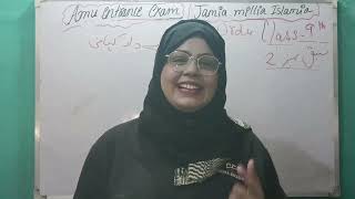 AMU amp JMI Entrance Exam preparation for class 9th Urdu chap 2 ak mazedaar kahani [upl. by Demb]