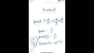 Gradient vector calculus vector BSc Physics shorts shortvideo youtube JAM physics viral [upl. by Matthews]