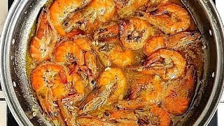 Garlic Buttered Shrimp Recipe 🦐🍤 [upl. by Obrien]