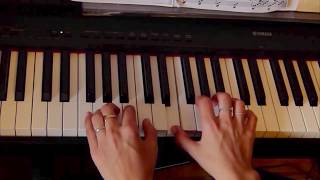 Ave Maria de GounodBach Tutorial Piano [upl. by Llenol]