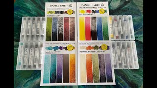 Overview Four New Daniel Smith Watercolor Stick Sets [upl. by Aidyn]