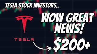 This is EXTREMELY GOOD NEWS for Tesla Stock [upl. by Yendis423]