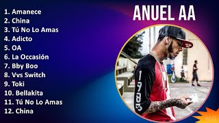 Anuel AA 2024 MIX Grandes Exitos  Amanece China Tú No Lo Amas Adicto [upl. by Ilamad]