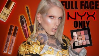 FULL FACE USING ONLY NYX PRODUCTS  Jeffree Star [upl. by Sirrap]