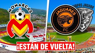 ¡CONFIRMADO🚨 ¡ASÍ SERÁ EL INCREÍBLE REGRESO de JAGUARES y MONARCAS MORELIA al FÚTBOL MEXICANO [upl. by Undine]