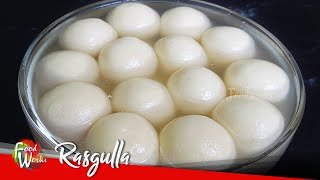 Rasgulla Recipe  How To Make Rasgulla  Bengali Sweets  Easy Sponge Rasgulla Recipe  Foodworks [upl. by Roselane359]