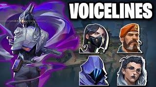 Vyse Interactions with other Agents Voice Lines  VALORANT [upl. by Rodi]