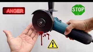 ❌ never make mistakes when using an electric angle grinder [upl. by Kimball673]