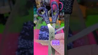 Glitter Scissors glitter scissors officesupplies tutorial crafting handmade glitterscissors [upl. by Emerej]