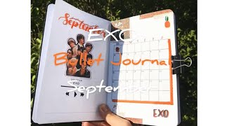 EXO Bullet Journal September [upl. by Gnauq]