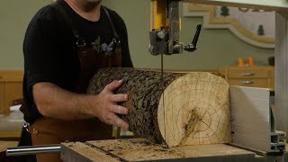 Logs to Lumber on a Bandsaw [upl. by Aynatahs]