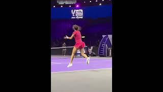 Zheng Qinwen is preparing for the WTA Finalstennis WTA [upl. by Vullo]